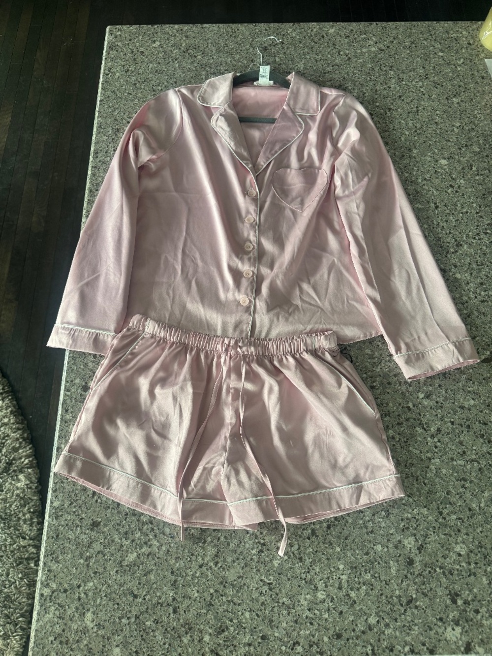 Forever 21 Satin Pajama Set